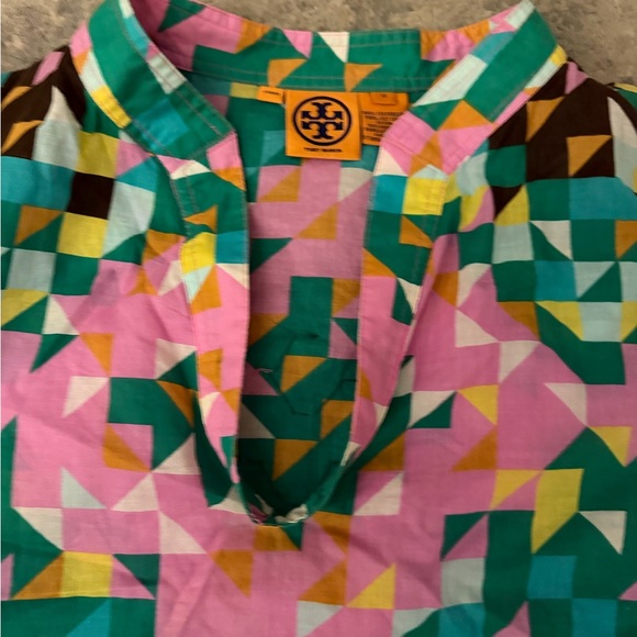 Tory Burch Multicolor Geometric Tunic - Picture 5 of 6